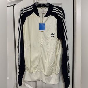 Adidas Cream Superstar Jacket NWT L